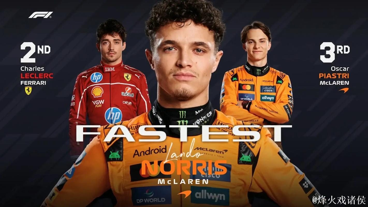 F1-诺里斯打破赛道纪录 摘得摩纳哥大奖赛杆位